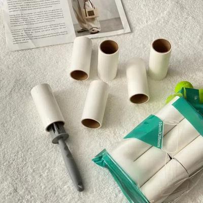 Vertikaler Staubfänger, 6-Rollen-Klebeband, stark haftender Staub, Hand-Klebebandhalter