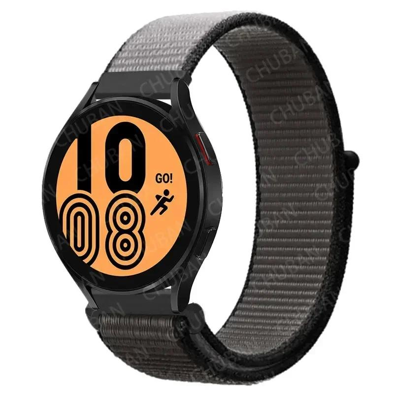 20mm/22mm Nylon Loop For Samsung Galaxy Watch 7/6/4/Classic/3/5/pro/Active 2 Sport Breathable Band Huawei Watch GT 4-3-2e Strap