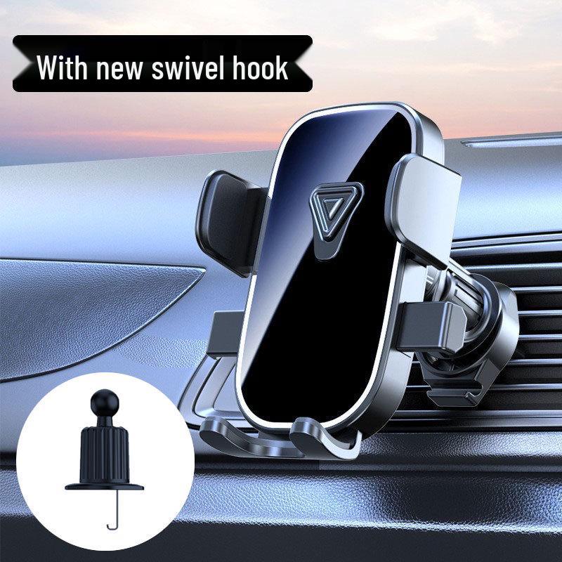 Multifunctional Rotatable Car Phone Holder - Anti-Shake & Stable for Air Vent Mounting