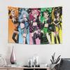 Colorful Anime Girl Tapestry Room decoration Home Decoration Tapestry Decor Accessories Cute Room Decor