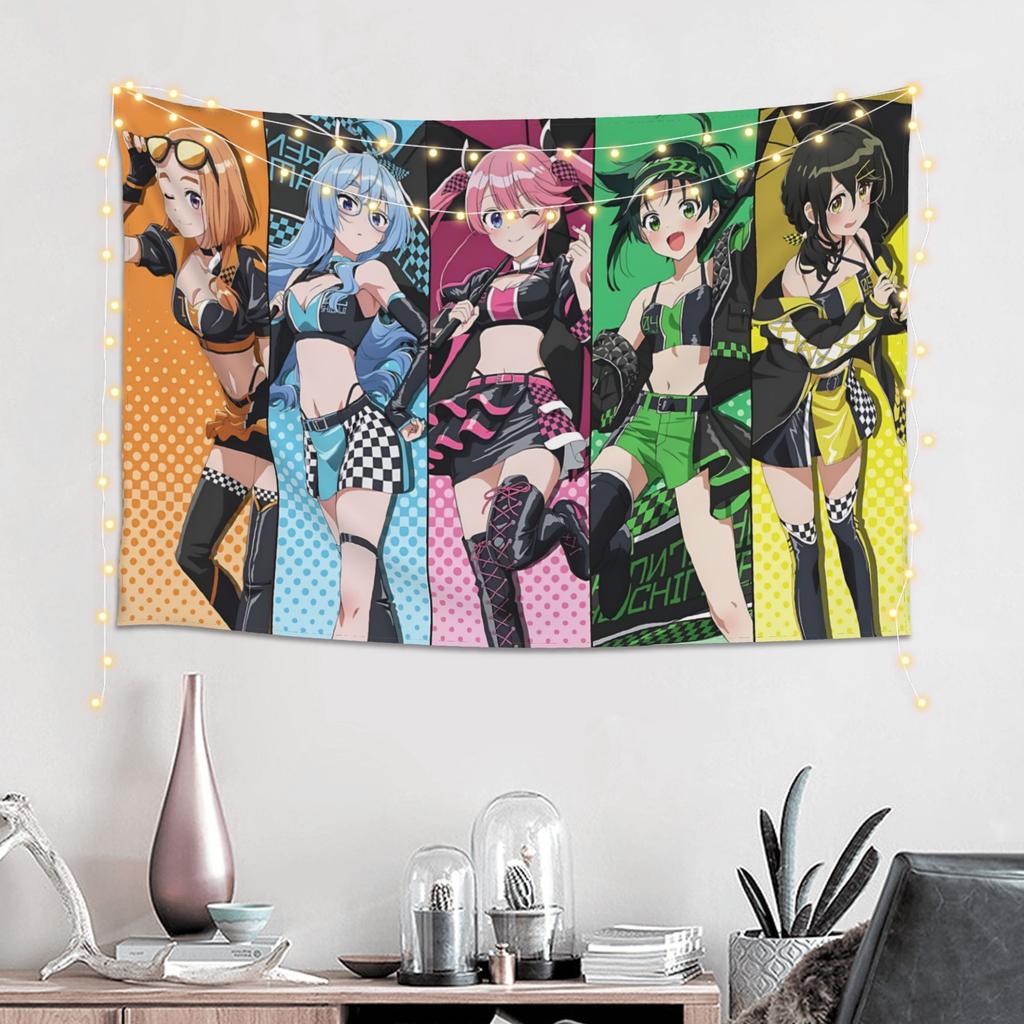 Colorful Anime Girl Tapestry Room decoration Home Decoration Tapestry Decor Accessories Cute Room Decor