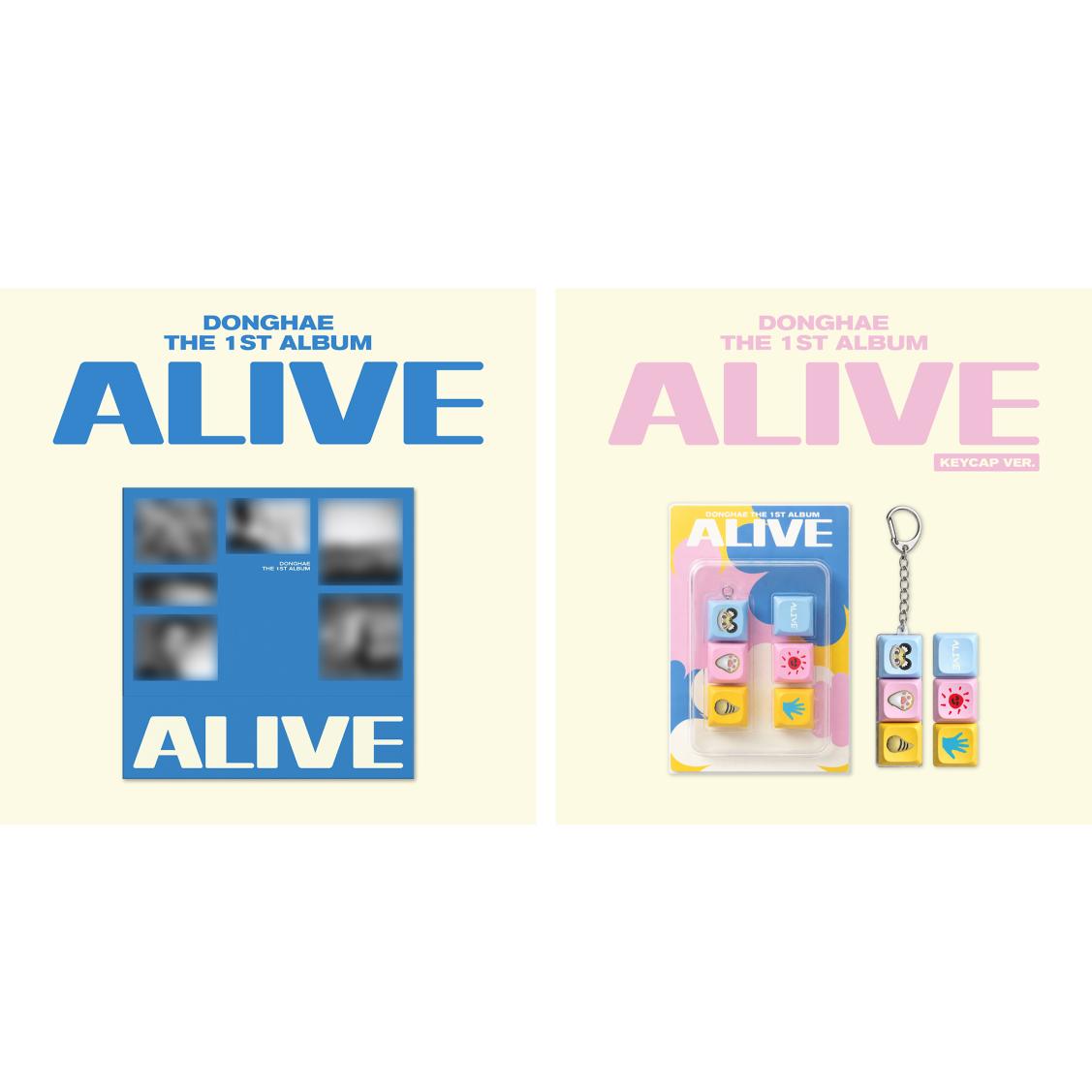 

[Пункт призначення] ДОНГХЕ (СУПЕР ЮНІОР) [ALIVE] 1-й повний альбом (Фотоальбом / Версія ковпачків клавіш) 2 VERSION SET (KTOWN4U POB)