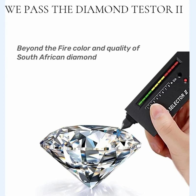 925 Sterling Silver D color Moissanite  Necklace Pendant For Women With White Gold Plated Lab Diamond Fine Jewelry Accessories