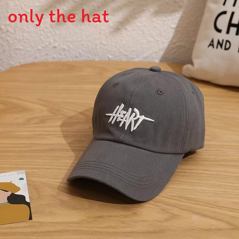 Cotton Baseball Cap For Men Women With Embroidered Letter Sunshade For Outdoor Activities