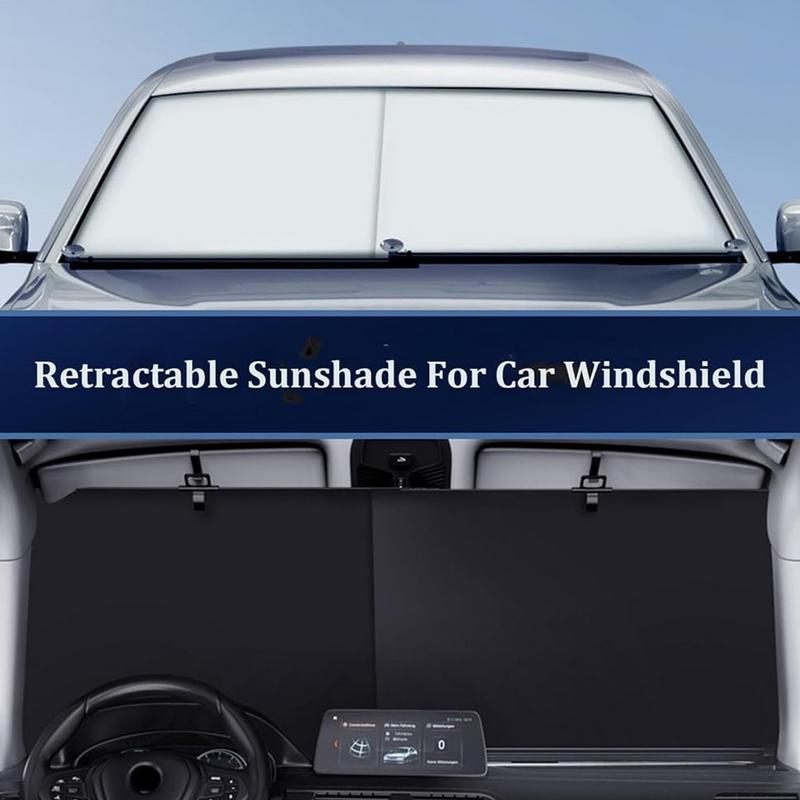 Tendalino Parasole Retrattile per Parabrezza Copertura Parasole Retrattile per Parabrezza Auto Parabrezza Anteriore Parasole per Parabrezza Auto