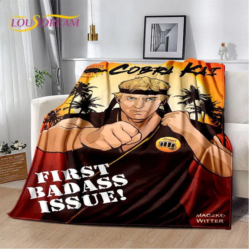 

Cobra Kai Amanda TV Karate Soft Plush Blanket,Flannel Blanket Throw Blanket for Living Room Bedroom Bed Sofa Picnic Cover Kids 75x90cm