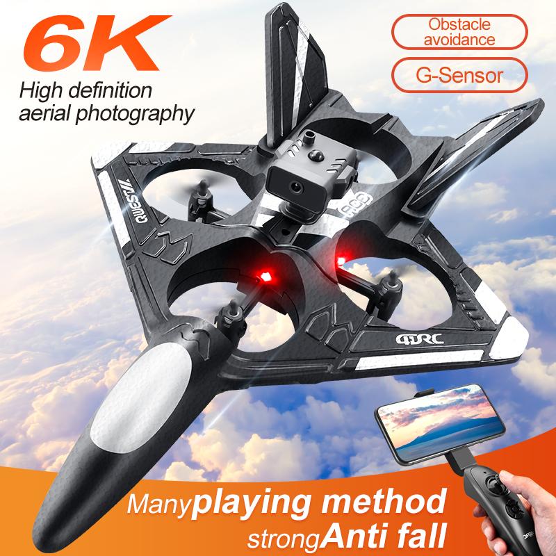 

Новий радіокерований літак з пінопласту з 6K камерою 2.4G радіоуправління планер літак з уникненням перешкод планер літак пінопластовий хлопчики радіокеровані іграшки