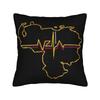 Decorative Pillow Cover VZLA Heart Merch Bedroom Pillow Case Cover Zippered Multi Size