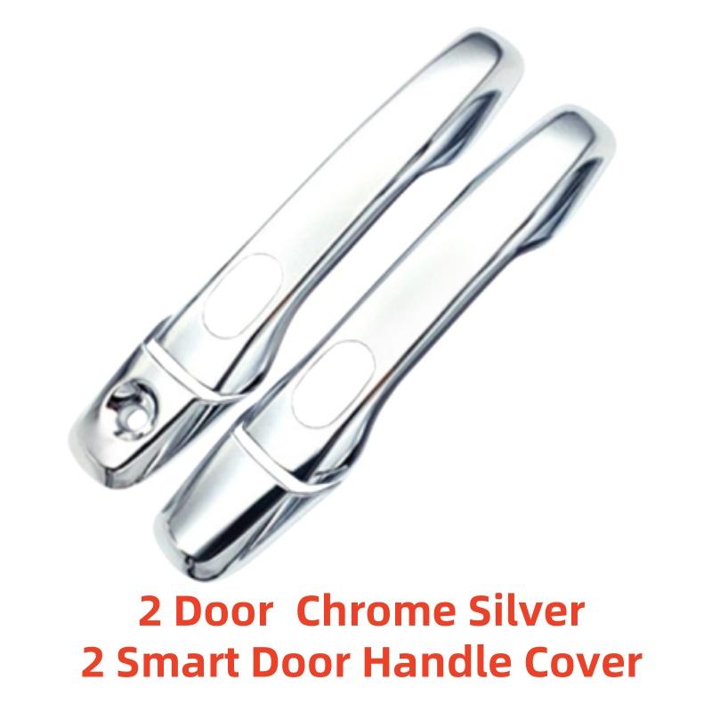Carbon Car Accessory Door Handle Cover Trim Paste Style Chrome Silver For Ford Explorer 2011 2012 2013 2014 2015 2016 2017 2018