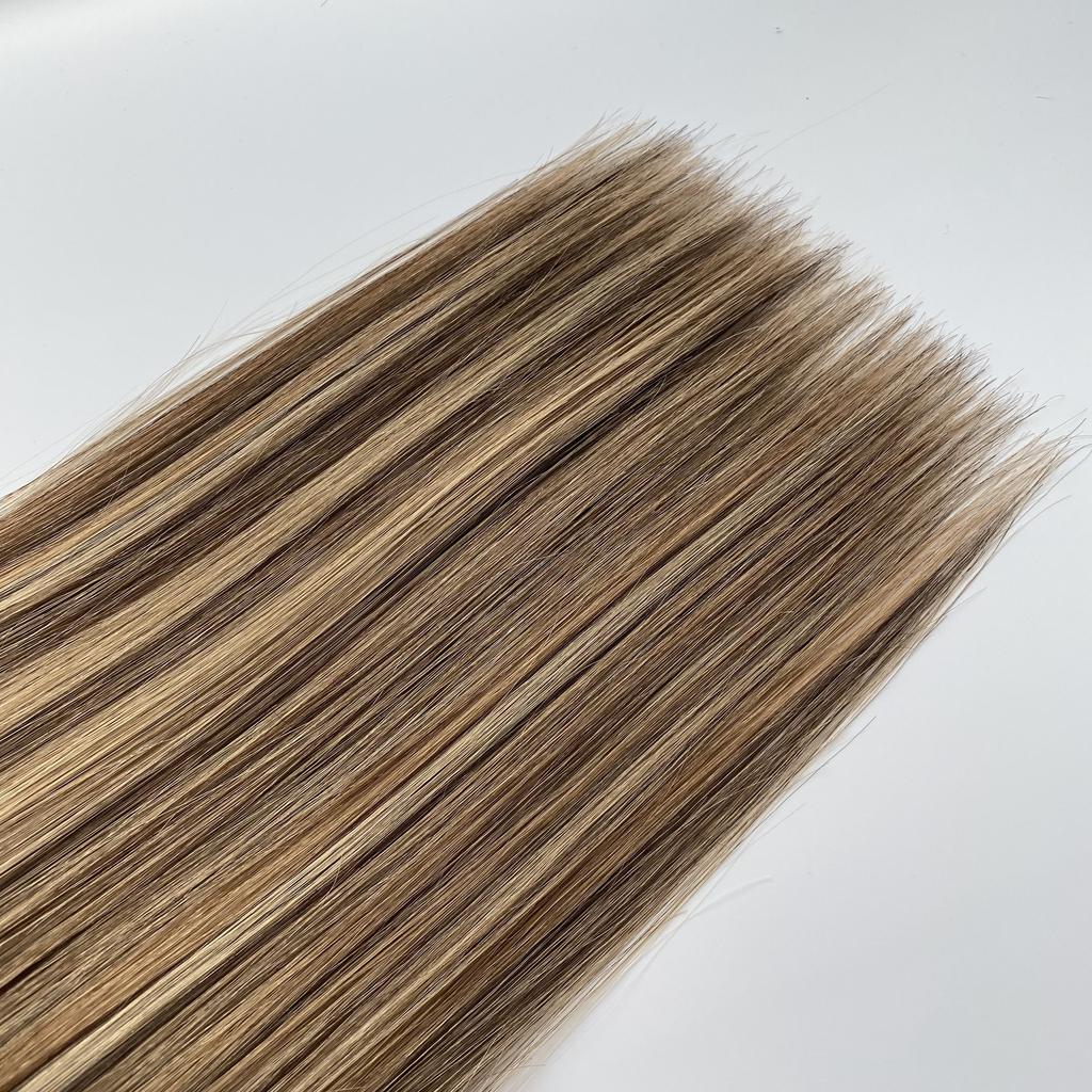 Virgin European Straight 1B for Invisible Looking Machine Double Weft Straight Hair Extensions