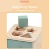 Color Cognition Montessori Wooden Toy Shape Matching Early Education Box  Birthday Gift