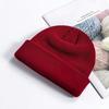1pc Unisex Solid Knitted Hats,Warm Cozy Knitted Cuffed Beanies,Suitable for Daily Wear Going for A Walk or Cycling Outside