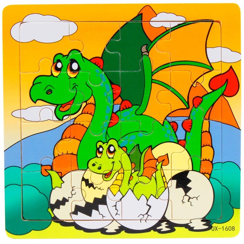 Kindergarten Wooden Puzzle Cards Animal And Transportation Themes Educational Toy For Kids