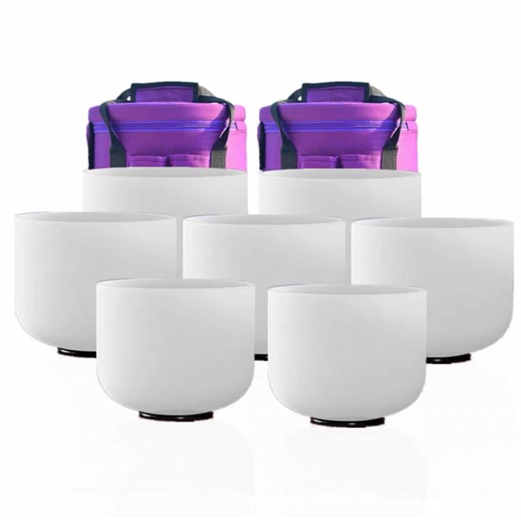 Zhunyin Quartz Crystal Singing Bowl for Sound Therapy, Meditation & Tibetan Music Healing