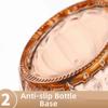 Textured Glass Hand Soap Dispenser Press Hand Sanitizer Bottle Liquid Storage  Home Use