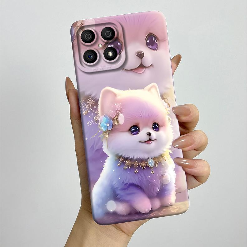 Phone Case For Honor X8 4G Case Aesthetic Luxury Protective Full Coque HonorX8 Soft Silicone Funda For Honor X 8 X8 Back Cover