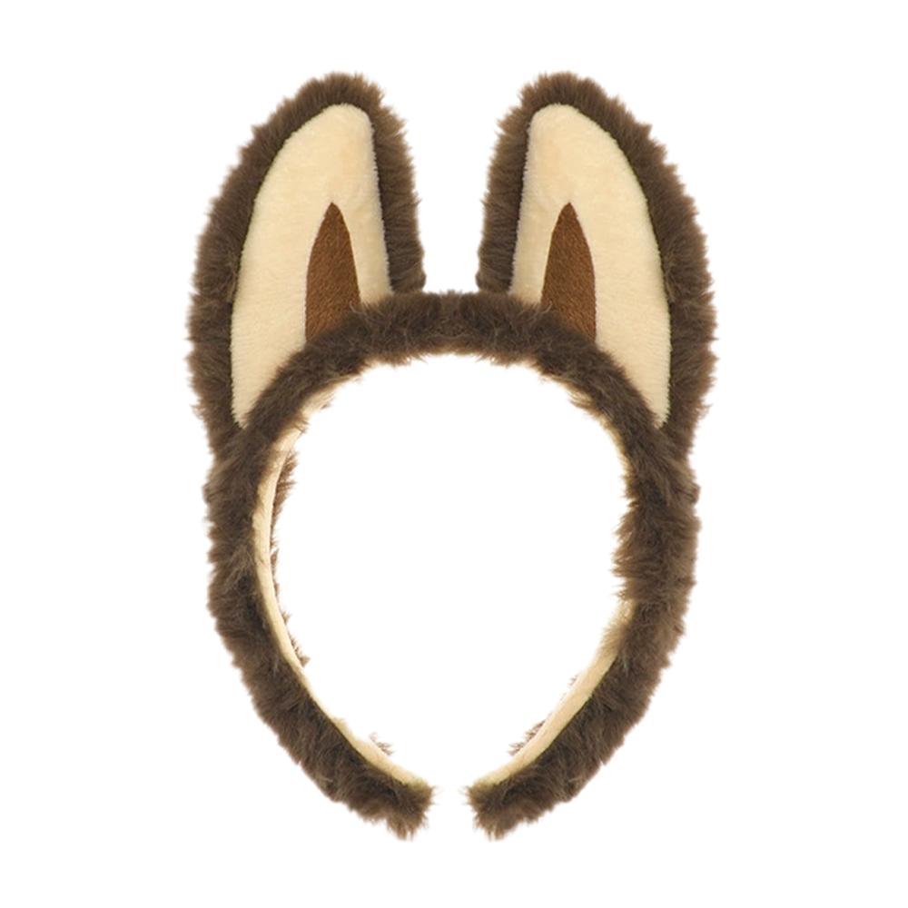 

Пушистая повязка на голову с ушками кролика, обручи для волос, вечеринка на Хэллоуин, косплей, плюшевая меховая повязка на голову, модный аниме-вечеринка, костюм, рождественский головной убор