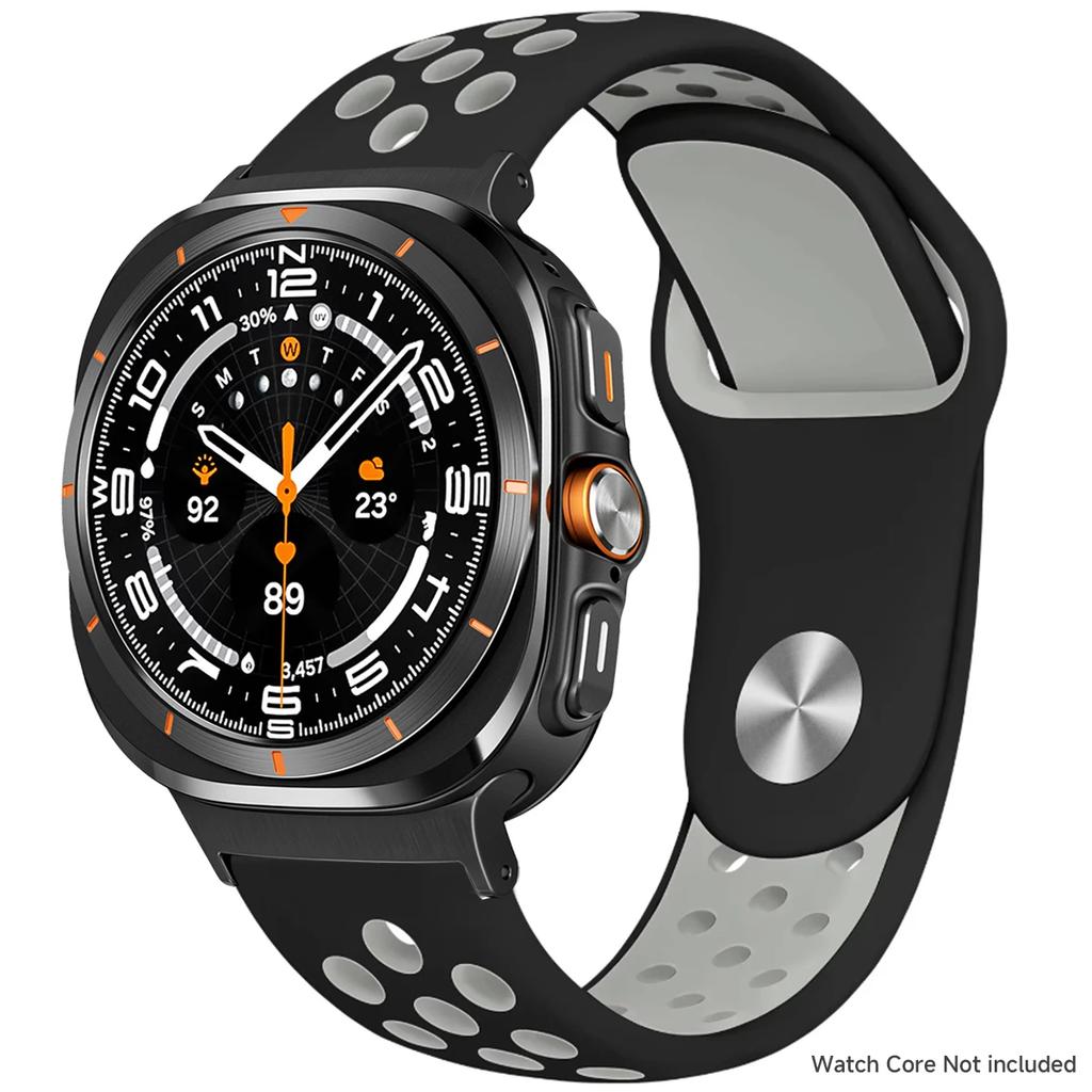 Silicone Strap For Samsung Galaxy Watch 8 40mm 44mm 8 Classic 46mm Sports Breathable Bracelet For Galaxy Ultra 2025 47MM Band