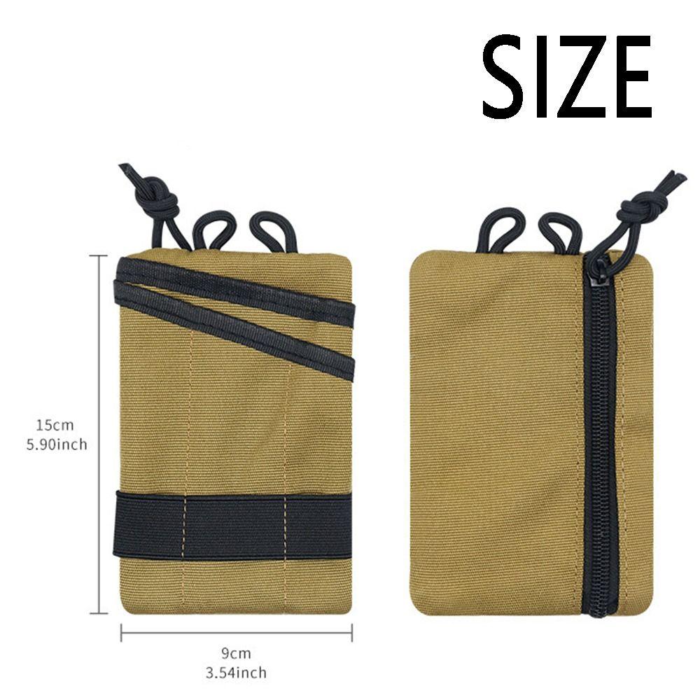 Lightweight Mini EDC Tool Bag Compact Belt Waist Pack Coin Purse Card Key Pouch  Utility Tool