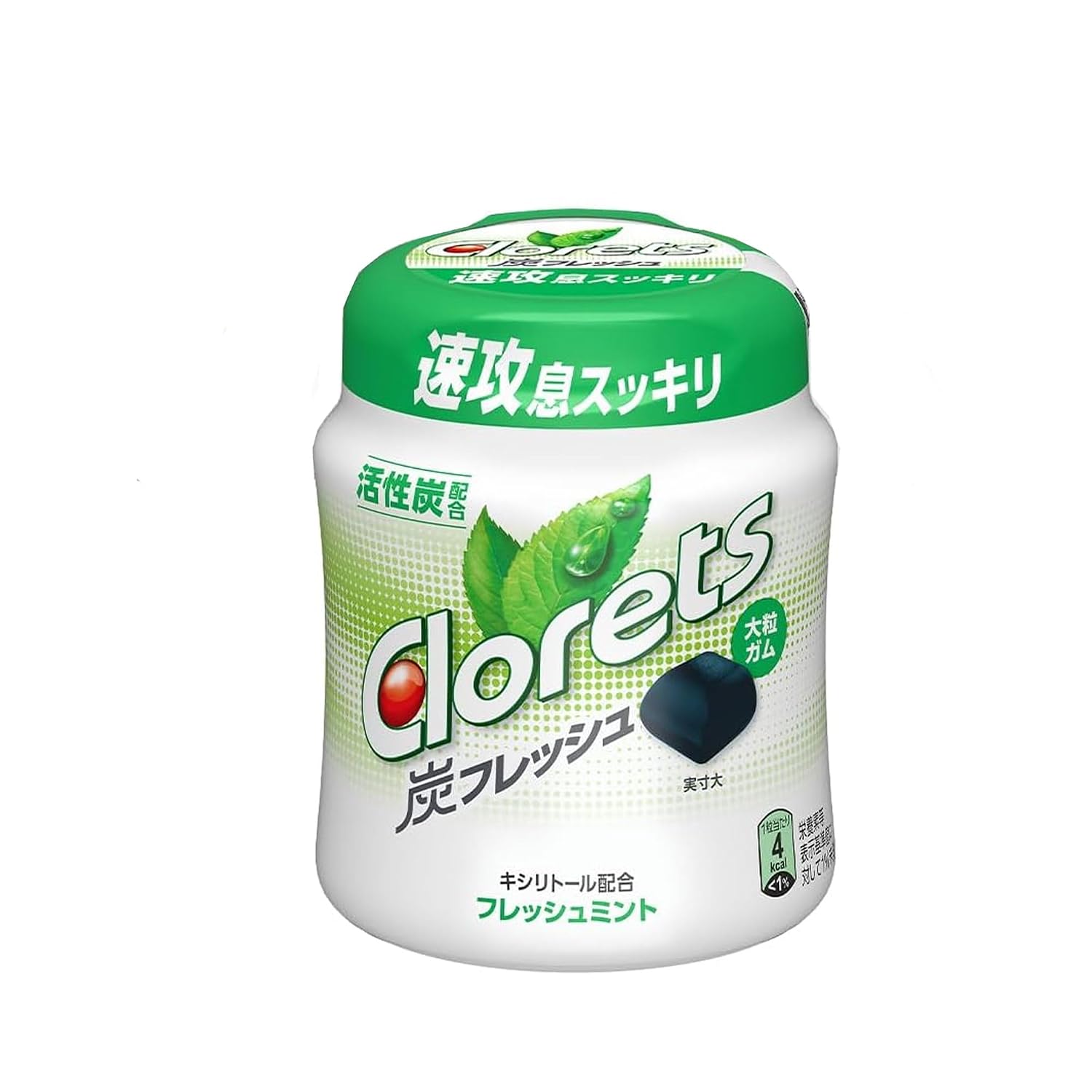 Clorets Угольный Свежая Мята Бутылка 112г