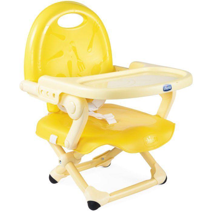 Rehausseur de chaise - CHICCO - Pocket Snack - Compact - Transportable - Saffron