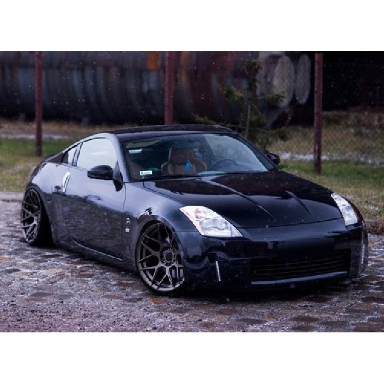 JDM Clear Fender Side Marker Housings W/ Adapters, Wiring  For Nissan 350Z Z33