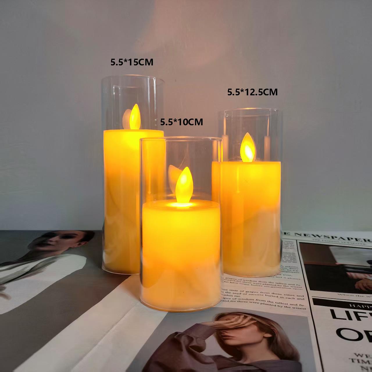 

LED Remote Control Candle Atmosphere Light for Concerts and Events