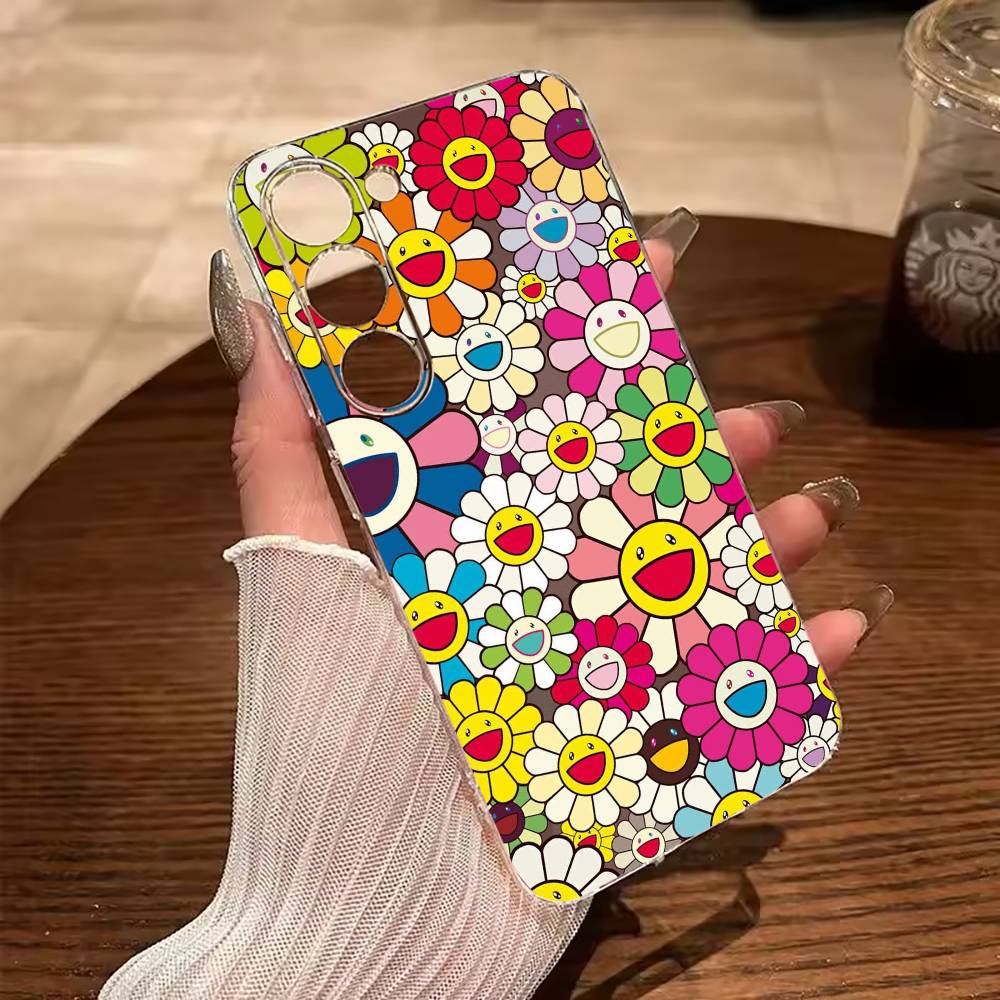 T-Takashis -M-Murakamis Clear Soft Silicone Phone Case for Samsung Galaxy A71, A70, A52, A51, A40, A30