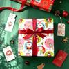 Copperplate Paper Wrapping Paper Red Background Gift Wrapping Paper  Festive Party Supplies
