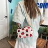 Fashion Small Fresh and Sweet Personalized Shoulder Bag Women's Bag Spring and Summer New Strawberry Printed Casual Nylon Bag