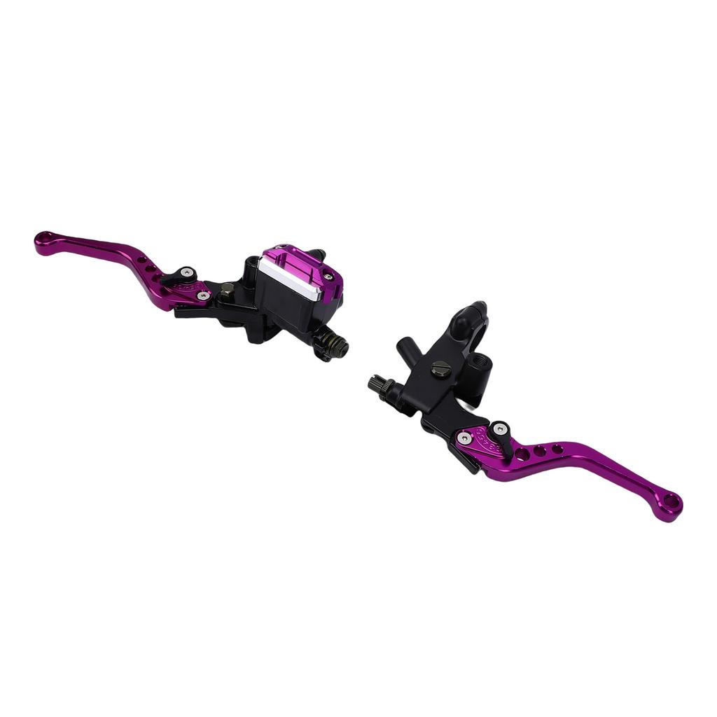 7 8in 22mm Hydraulic Brake Master Cylinder Clutch Lever Left Right Set Adjustable Aluminum Alloy Motorcycle Brake