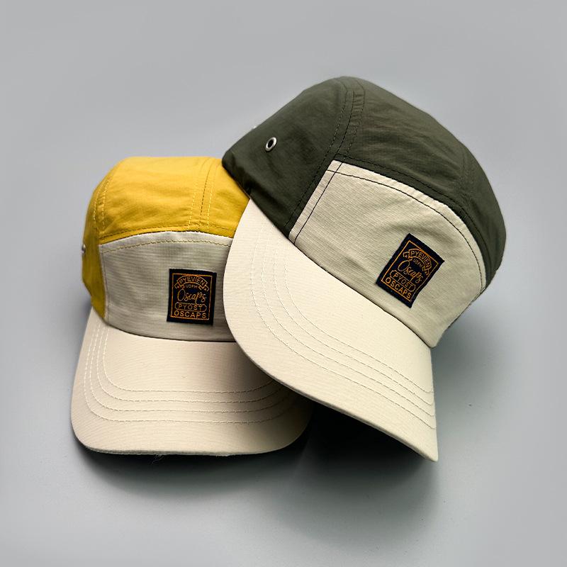 Printed Color Matching Letter Quick-Drying Baseball Cap Men'S And Women'S Sunshade Breathable Outdoor Rear Sealing Cap