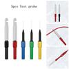 5PCS Insulated Safety Multimeter Probe 4mm Banana Plug Nondestructive Probe Set
