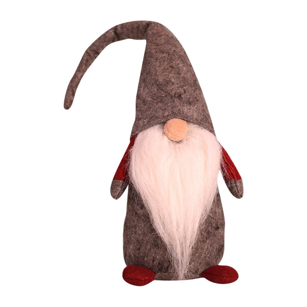 Handmade Santa Cloth Doll Birthday Present For Home  Holiday Decoration