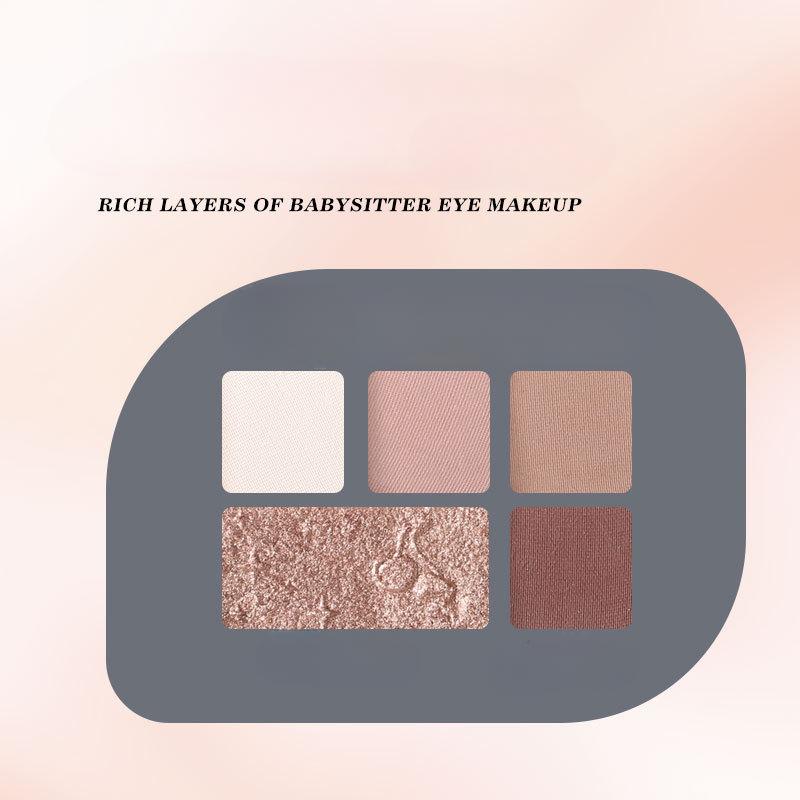 Bottom Logic Eyeshadow Palette Matte Pearlescent Brightening Contouring Highlight Earth Color All-in-One Palette Eyeshadow