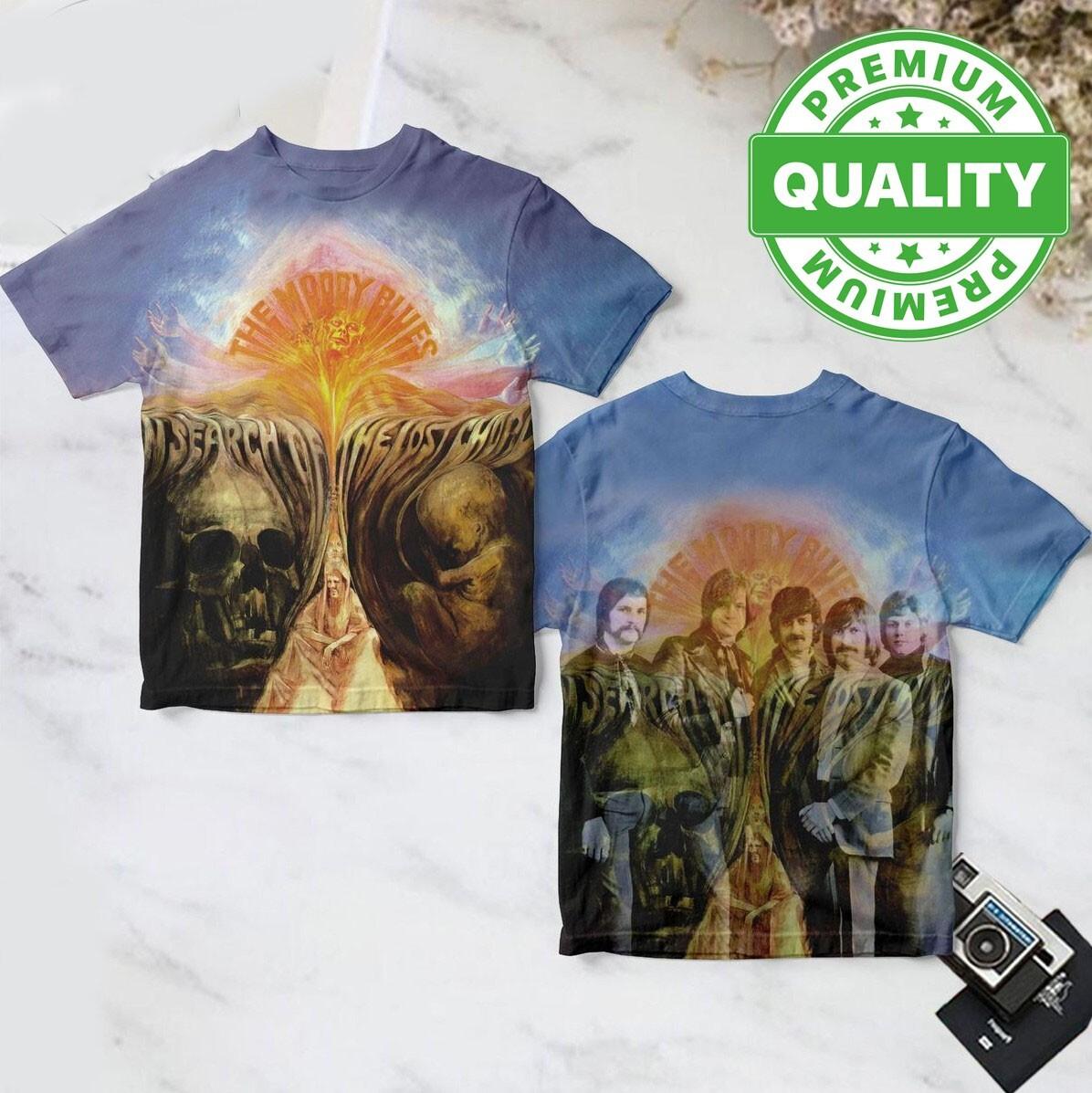 The Moody Blues In Search of the Lost Chord 3D AOP Shirt Unisex S-5XL E1678 M