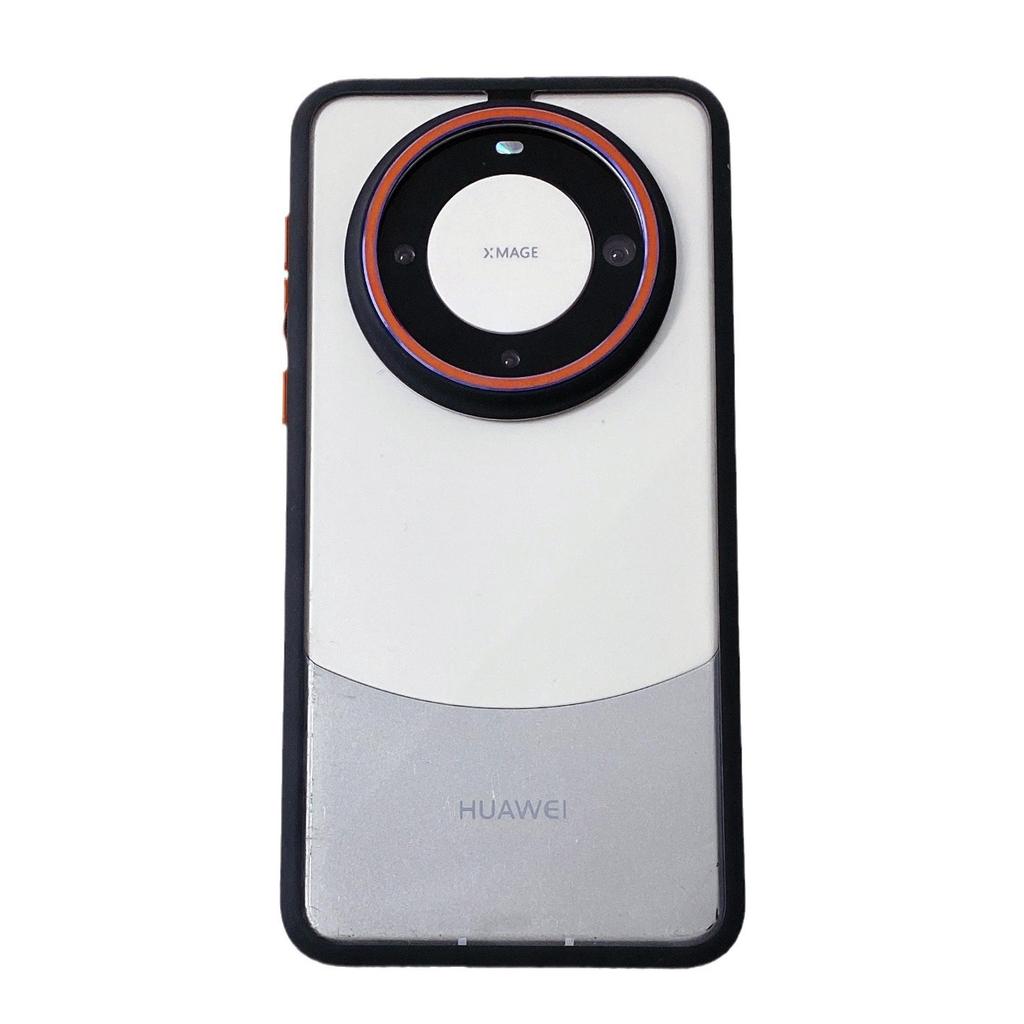 Anti-slip Edge Carbon Fiber Texture Leather Phone Case for Huawei Mate60pro, Mate60 High-transparency Non-yellowing Anti-drop Case