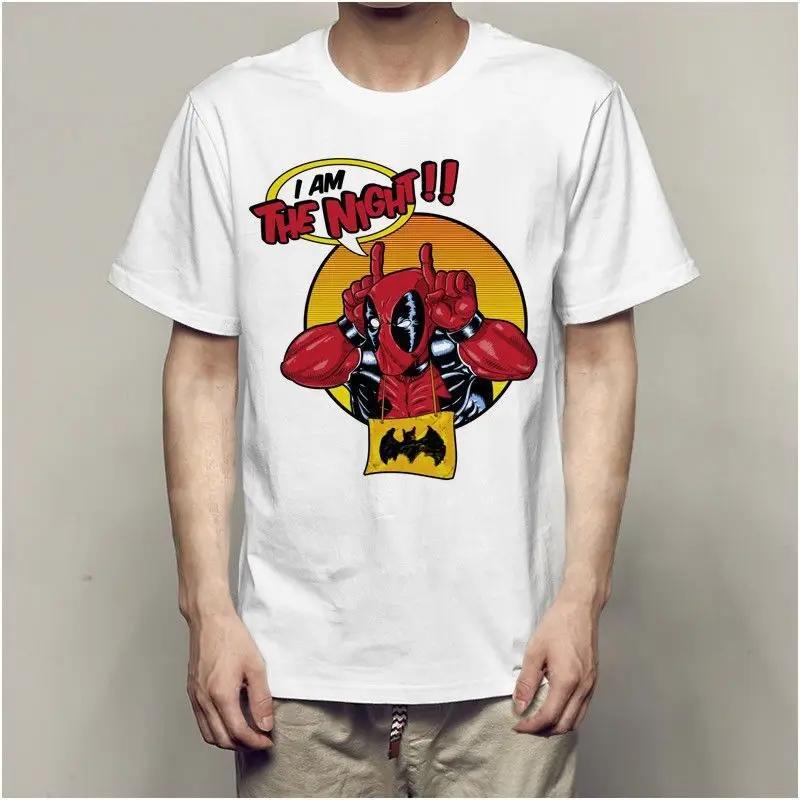 Originální 2026 Nová Vtipná a Zajímavá Pánská a Dámská Volná Trička s Potiskem Deadpoola ve Velkých Velikostech s Krátkým Rukávem