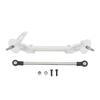 RC Front Axle Steering Link Rod Set Aluminum Alloy Steel RC Front Steering Wheel Axle for Tamiya