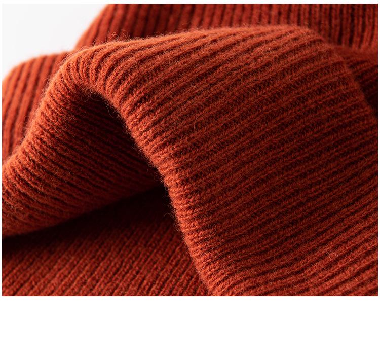 Unisex Herbst-Winter Koreanischer Stil Trendige Gestrickte Wollmütze - Vielseitig, Warm, Einfarbig, Lässiger Stil