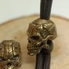 Mechanical Skull Head Brass Knife Beads DIY Woven Bracelet Lanyard Pendant Keychain Accessories Hangings Charms