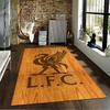 L.F.C. Wooden Texture Design Designed floor mat, suitable as a non-slip mat for the living room or bedroom sofa