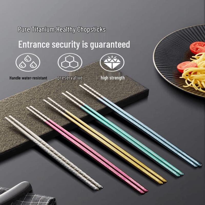 COOKER KING Pure Titanium Chopsticks