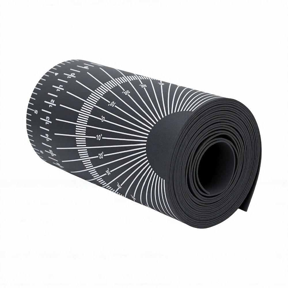 Marcator Circumferință Pânză PVC Șablon Flexibil pentru Layout Bandă de Înfășurare Instrument de Măsurare Conductă Instalator Conducte