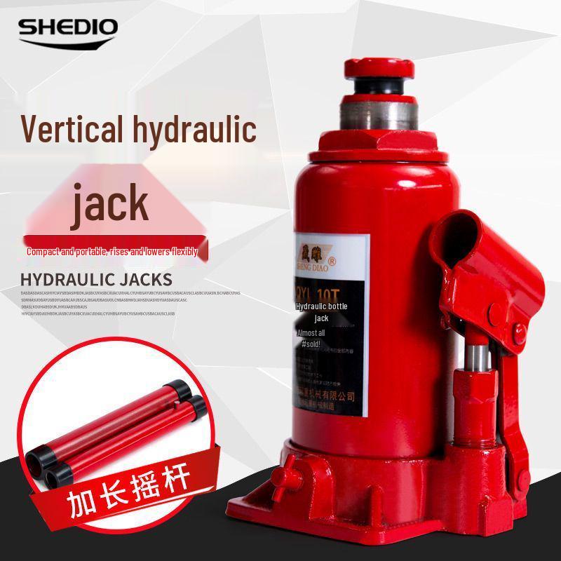 Electric Hydraulic Car Jack - Double-Section Rocker, 3-50T Capacity