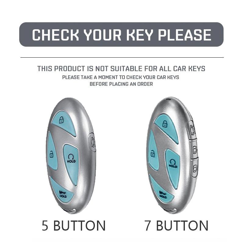 Tpu 5 7 Buttons Auto Key Fob Cover Case Housing Fit For Xiandai Hyundai Ioniq 6 New Grand Prix Gn7 Kona Protector Remote Bag Auto Accessories