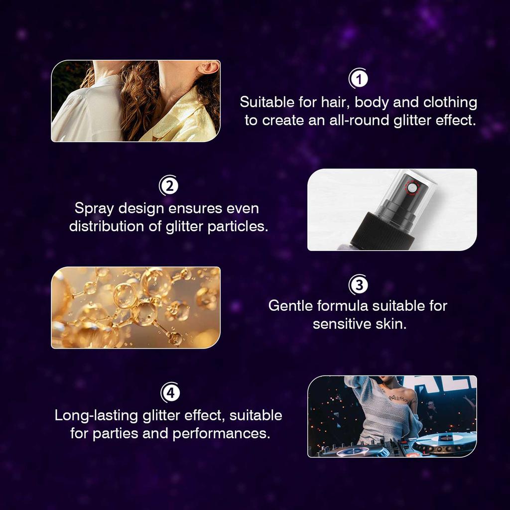 Body hair shining spray 60ml