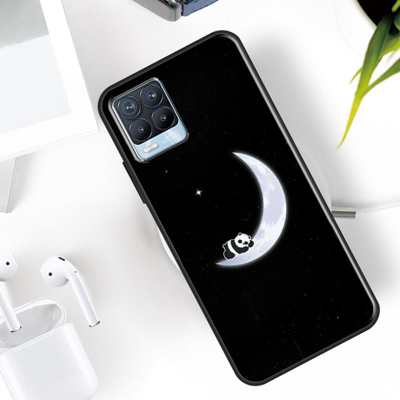 

Cute Cartoon Panda Case For Realme 15 12 11 13 14 Pro Plus C65 C67 C61 C53 C55 C51 C25 C63 C71 C75 GT6 GT7 Pro Realme C31
