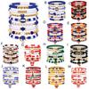 Game Day Bracelets Stackable Sports Football Charm Bracelets Elasticated Football Themed Bracelets Set for Football Fans Boho Summer Beach Jewelry