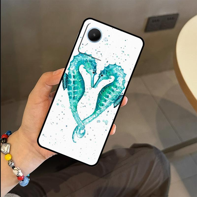 Seahorse Case For Realme 15 14 11 12 13 Pro Plus GT7 Pro GT6 C55 C51 C53 C35 C33 C61 C65 C67 C71 C75